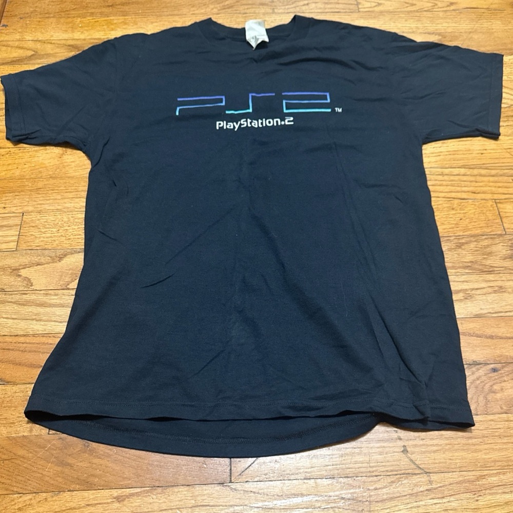 Vintage PlayStation 2 Sony PS2 Year 2000 Promo Tee Y2K Medium